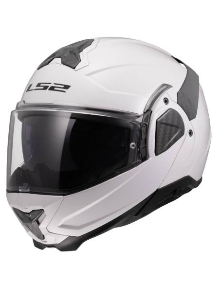 Comprar Capacete Modular Ls2 Ff910 Advant II branco brilhante – Segurança, Conforto E Versatilidade a preço promocional