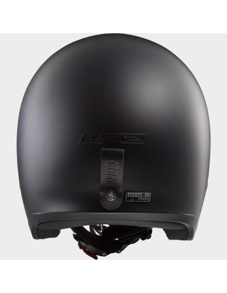 Jet Helmet LS2 Spitfire II Matte Black | Sun Visor and KPA | ECE 22.06