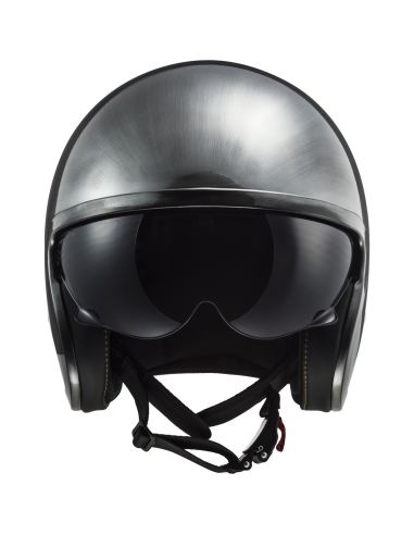 Casque Jet LS2 Spitfire II Jeans | Visière solaire et KPA | ECE 22.06