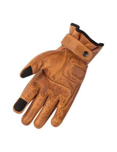 Invictus El Bravo Black Leather Motorcycle Gloves | CE KP Protection | Café Racer Style