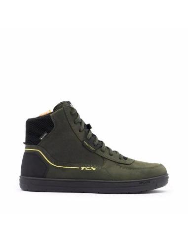 Scarpe Moto TCX Mood 2 Gore-Tex® verde militare | Impermeabili, Urbane e Certificate CE