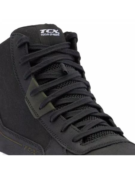 Ténis de Moto TCX Mood 2 Gore-Tex® pretos | Impermeáveis, Urbanos e Certificados CE