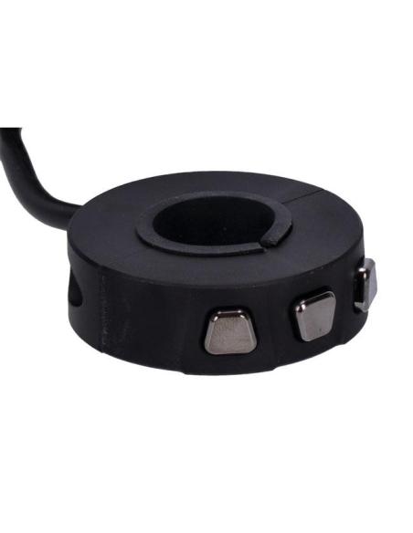 Kit interruptor 3 botões Daytona preto