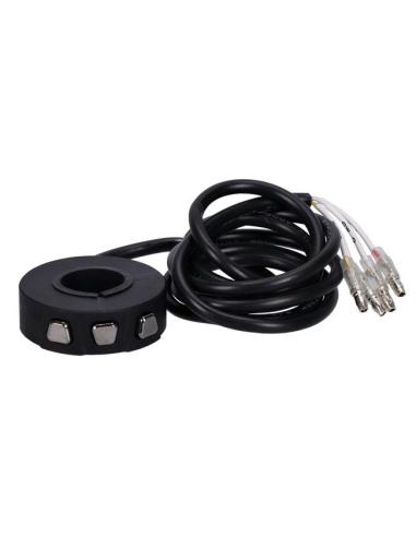 Kit interrupteur 3 boutons Daytona noir
