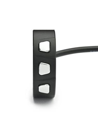 Kit interruptor 3 botones Daytona Black/Chrome