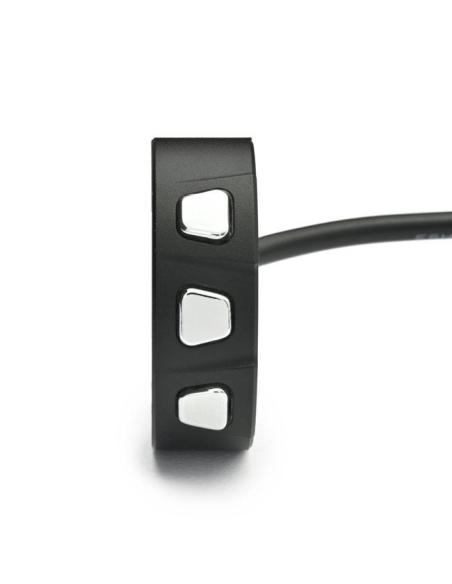 Kit interruptor 3 botões Daytona Black/Chrome