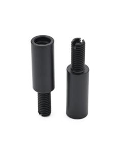 Daytona black M8 turn signal extensions 2