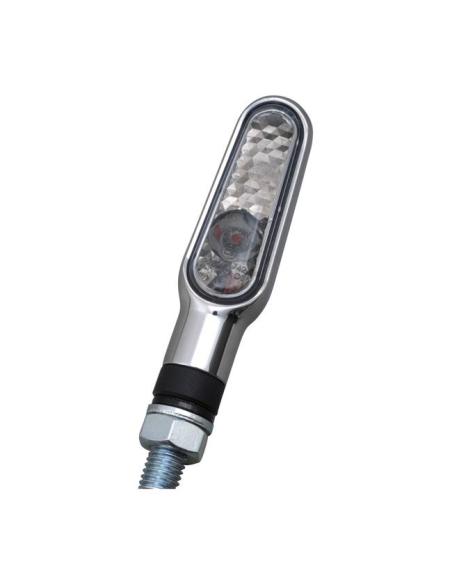 Intermitentes mini LED D-Light Daytona cromo ahumada
