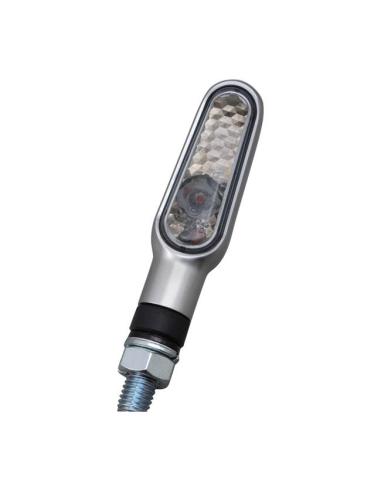 Intermitentes mini LED D-Light Daytona prata fumada