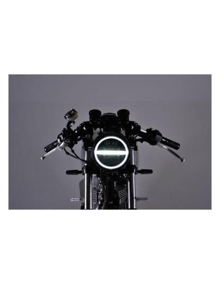 Black Neo Vintage LED Headlight Daytona