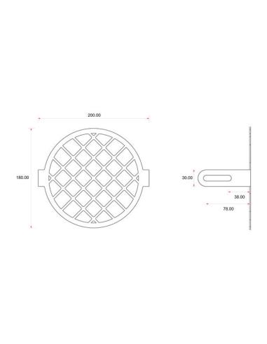 GRILLE UNIVERSELLE DE GRILLE DE PH PH PH C-RA POUR POUR 1