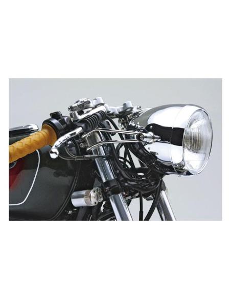 Daytona Vintage 5-3/4\" Chrome Headlight (ECE)