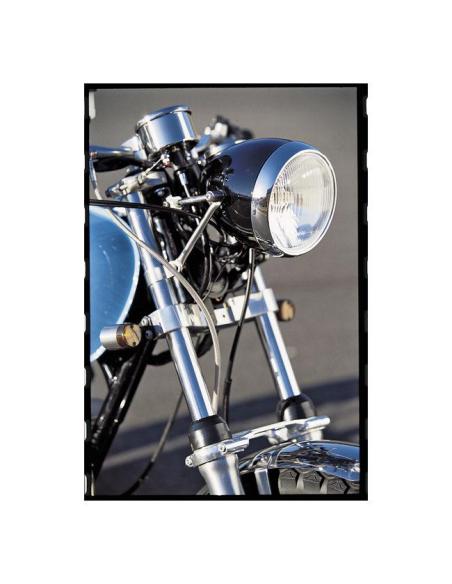 Faro Daytona Vintage 5-3/4" nero/cromo (ECE)