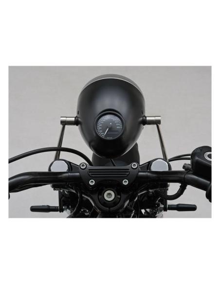 Faro Daytona Vintage 5-3/4" preto/cromado (ECE)