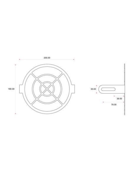 UNIVERSAL HEADLIGHT GRILLE C-RACER Nº3