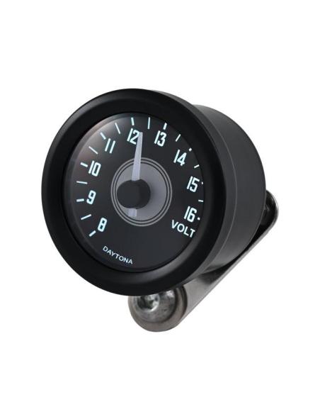 Voltímetro Velona 48 mm (inox) 8–16 V