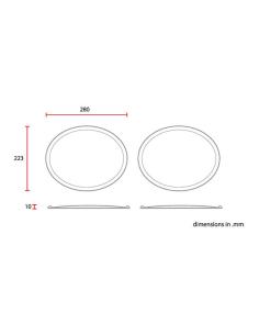 Placas De Número Oval C-Racer | Preço Promocional 2