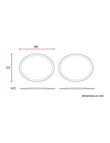 Comprar Placas Porta Numero Ovaladas C-Racer a precio de oferta