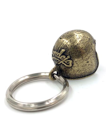 Comprar Llavero Casco Pendejo Oro Viejo a precio de oferta