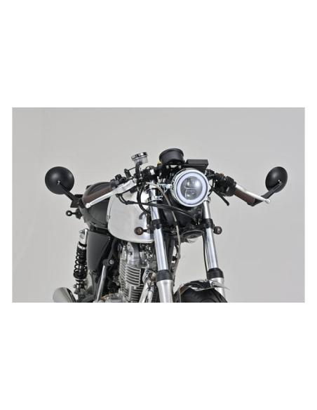 Rétroviseurs embout de guidon Daytona N°9 tige longue (ensemble)