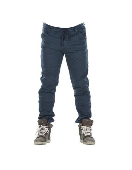 Comprar Pantalon Jegging Con Kevlar Overlap Danny Azul - Homologado a precio de oferta