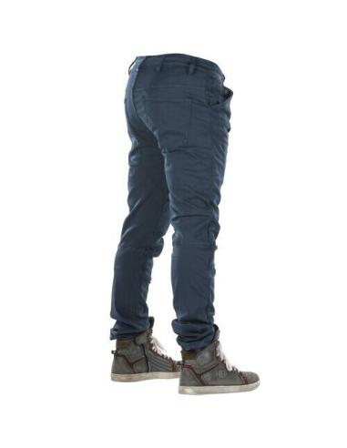 PANTALON JEGGING AVEC CHEVAUCHEMENT KEVLAR DANNY BLUE - HOMOLOGUÉ