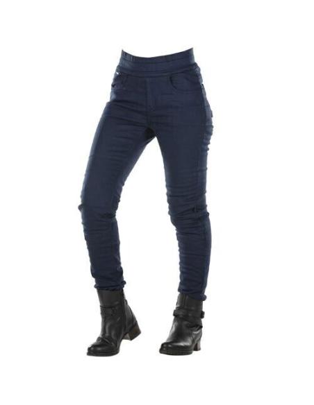 Comprar Legging Femenino Con Kevlar Overlap Jane Azul - Homologado a precio de oferta