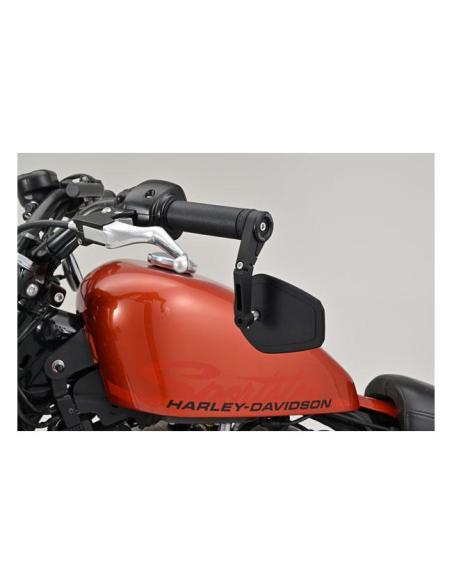 Daytona, bar end mirror adapter set. Black