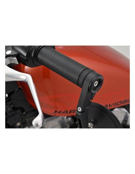 Daytona, bar end mirror adapter set. Black