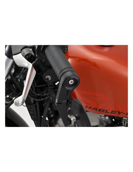 Daytona, bar end mirror adapter set. Black