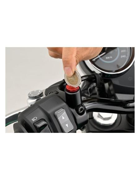 Tapón espejo M10 RHT rojo Daytona