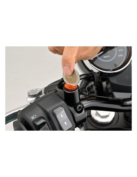 Tapón espejo M10 RHT naranja Daytona