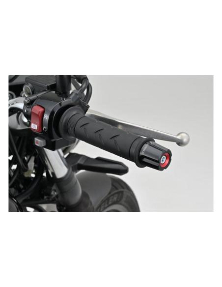 Poignée de guidon Daytona Compass rouge