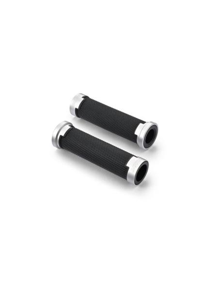 Puños Daytona Base negro plata 7/8