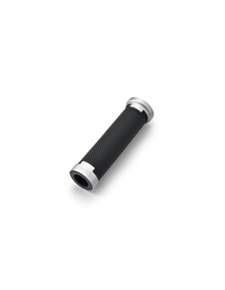 Daytona Base Grips black silver 7/8