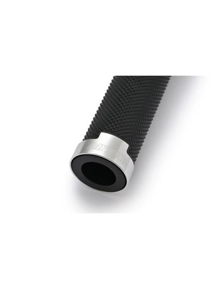 Puños Daytona Base negro plata 7/8