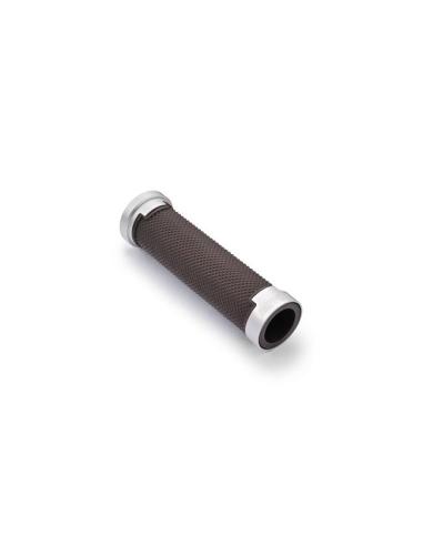 Daytona Base Grips brown silver 7/8