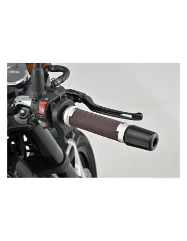 Daytona Base Grips brown silver 7/8