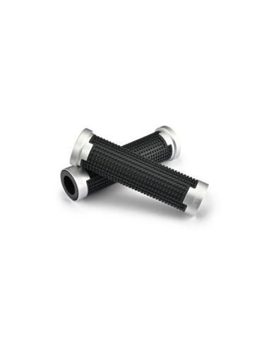 Puños Daytona Cross negro plata 7/8