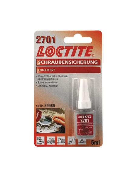 Loctite 2701 fixador de roscas vermelho 5 ml