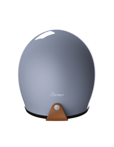 Casco Jet Gris Nardo ECE 2206 | Estilo Retro Moderno | Iguana Custom