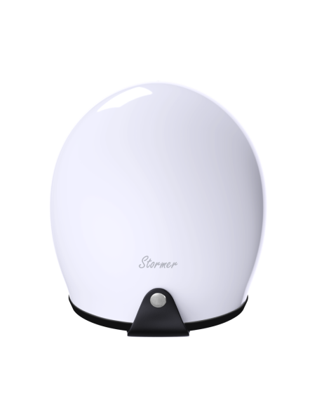 Casco Jet Bianco Perla Retro ECE 2206 | Stile Classico | Iguana Custom