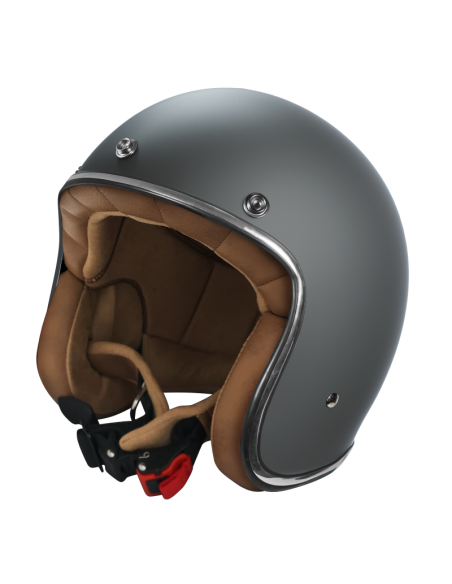 Matte Khaki Jet Helmet Military Style ECE 2206 | Retro & Safe | Iguana Custom