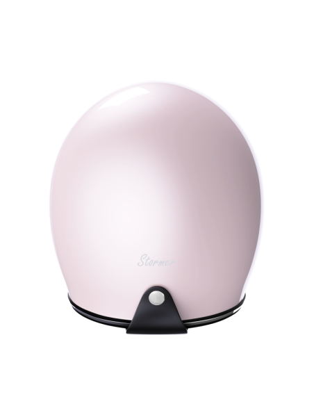 Capacete Jet Rosa Pérola Vintage ECE 2206 | Design Único | Iguana Custom