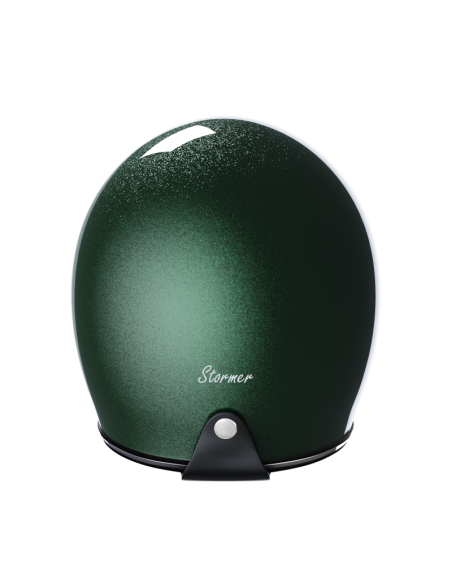 Bright Green Metalflake Jet Helmet ECE 2206 | Retro Style | Iguana Custom