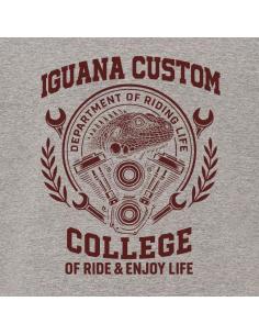 Sweat à Capuche Iguana Custom College Gris Unisexe | Tailles S à 5XL 2