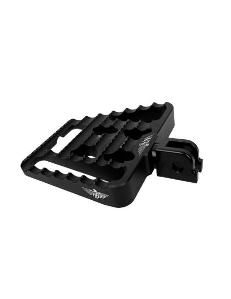 Plataformas HeinzBikes Mini-Floorboards V1 Negras para Softail 18-25