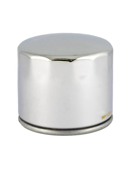 CHAMPION SHORT CHROME SPIN-ON OIL FILTER