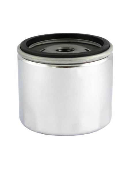 CHAMPION SHORT CHROME SPIN-ON OIL FILTER