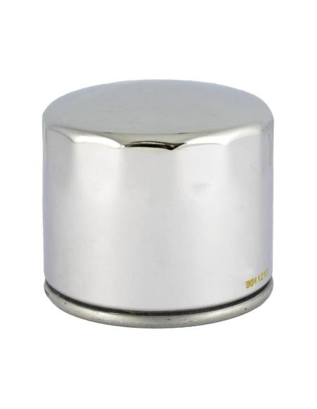 CHAMPION SHORT CHROME SPIN-ON OIL FILTER